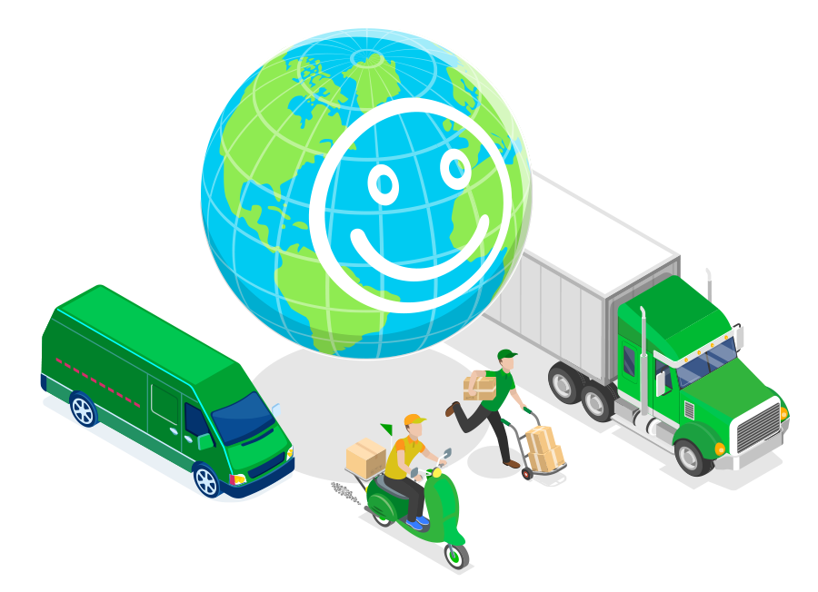 Corporate & Social Responsibility Green sustainability – We have a corporate responsibility to reduce emissions by providing logistics providers with solutions to help meet their net-zero goals.